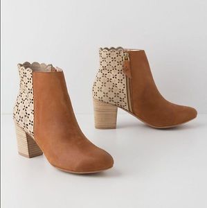 Anthropologie Miss Albright Kenna Cutout Booties